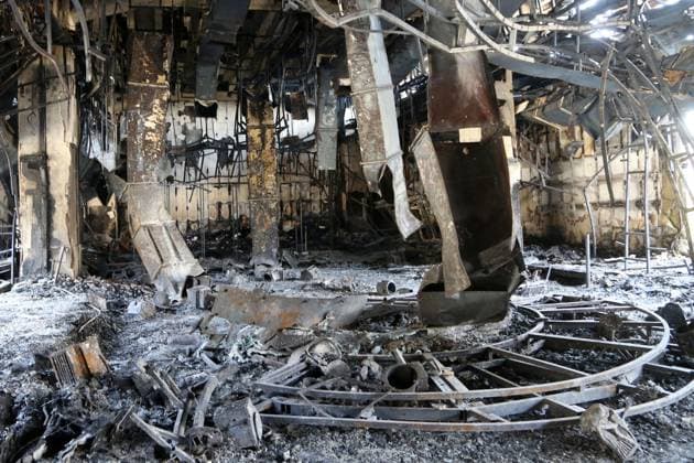 Bilder des Jahres 2025, News 06 Juni News Bilder des Tages (250623) -- TEHRAN, June 23, 2025 () -- This photo taken on June 19, 2025 shows the scene after the attack on a building of Iran s state broadcaster IRIB in Tehran, Iran. Iran s state broadcaster IRIB said one of its buildings was hit on June 16 in a brutal aggression by Israel, but added that live broadcasts continued without major disruption. () IRAN-TEHRAN-IRIB-ISRAEL-ATTACK-AFTERMATH Xinhua 