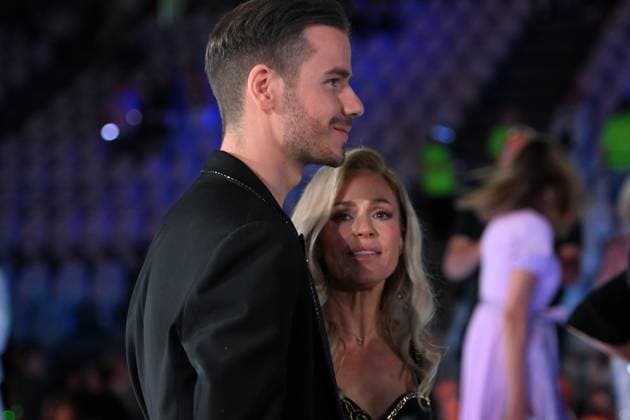 21.06.2025 Kitzbühel in Österreich (AUT) - Schlagerbooom Open Air 2025 - Die Stadionshow in Kitzbühel - Michelle und Eric Philippi, *** 21 06 2025 Kitzbühel in Austria AUT Schlagerbooom Open Air 2025 The stadium show in Kitzbühel Michelle and Eric Philippi,