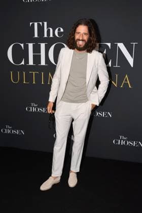 Rome, Cinema Adriano Premiere of the Series The Chosen The Last Supper , In the photo: Jonathan Roumie  Copyright: xVincenzoxLandix xipa-agency.netx xVincenzoxLandix IPA_Agency_IPA59399251