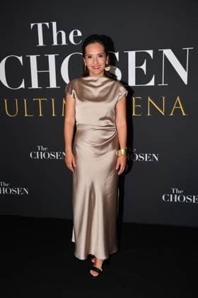 Rome, Cinema Adriano Premiere of the Series The Chosen The Last Supper , In the photo: Vanessa Benavente  Copyright: xVincenzoxLandix xipa-agency.netx xVincenzoxLandix IPA_Agency_IPA59399268