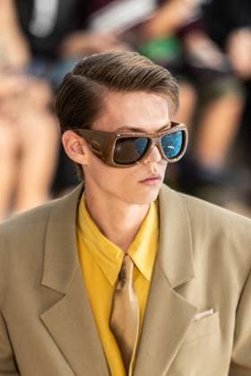 PFW - Men s Spring 2026 - Runway NB Model on the runway at the Saint Laurent show as part of Paris Men s Fashion Week on June 24, 2025 in Paris, France. Photo by Nasser Berzane ABACAPRESS.COM Paris France  Copyright: xBerzanexNasser ABACAx