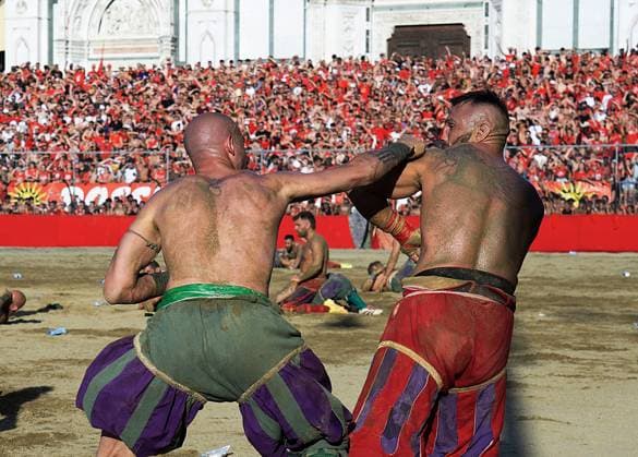 Italien, Historischer Fußball, Calcio storico in Florenz Florence, Stoprico Fiorentino Rossi - Verdi football final, wins the Tournament I Rossi di Santa Maria Novella 06 24 2025 Florence, Italy  Copyright: xGiannixPasquinix xipa-agency.netx xGiannixPasquini IPAx IPA_Agency_IPA59428811