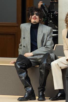 Men s Spring 2026 - Frontrow NB Elias Medini on the Frontrow at the Saint Laurent show as part of Paris Men s Fashion Week on June 24, 2025 in Paris, France. Photo by Nasser Berzane ABACAPRESS.COM Paris France  Copyright: xBerzanexNasser ABACAx