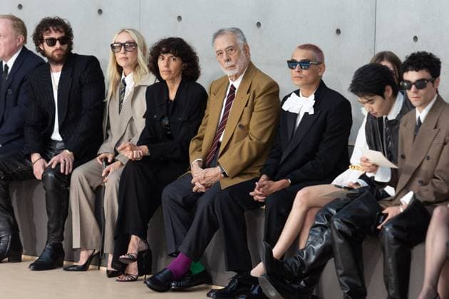 Men s Spring 2026 - Frontrow NB Francis Ford Coppola on the Frontrow at the Saint Laurent show as part of Paris Men s Fashion Week on June 24, 2025 in Paris, France. Photo by Nasser Berzane ABACAPRESS.COM Paris France  Copyright: xBerzanexNasser ABACAx