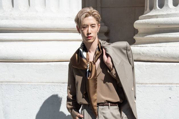 Yves Saint Laurent Photocall Mark Tuan attending the Yves Saint Laurent show in Paris, France on June 24, 2025. Photo by Aurore Marechal ABACAPRESS.COM Paris France  Copyright: xMarechalxAurore ABACAx