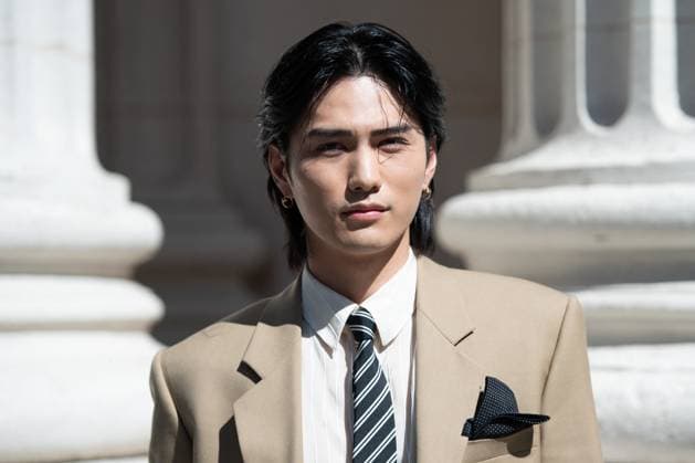 Yves Saint Laurent Photocall Shuzo Ohira attending the Yves Saint Laurent show in Paris, France on June 24, 2025. Photo by Aurore Marechal ABACAPRESS.COM Paris France  Copyright: xMarechalxAurore ABACAx