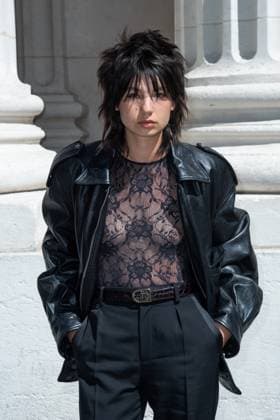 Yves Saint Laurent Photocall Eva Yelmani attending the Yves Saint Laurent show in Paris, France on June 24, 2025. Photo by Aurore Marechal ABACAPRESS.COM Paris France  Copyright: xMarechalxAurore ABACAx
