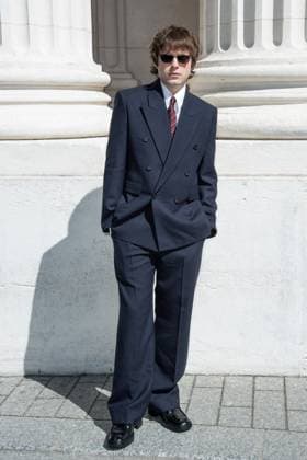 Yves Saint Laurent Photocall Lennon Gallagher attending the Yves Saint Laurent show in Paris, France on June 24, 2025. Photo by Aurore Marechal ABACAPRESS.COM Paris France  Copyright: xMarechalxAurore ABACAx