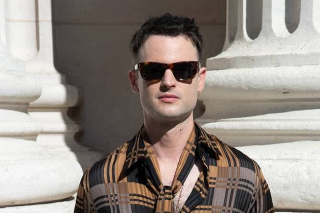Yves Saint Laurent Photocall Tom Sturridge attending the Yves Saint Laurent Menswear Spring Summer 2026 show as part of Paris Fashion Week in Paris, France on June 24, 2025. Photo by Aurore Marechal ABACAPRESS.COM Paris France  Copyright: xMarechalxAurore ABACAx