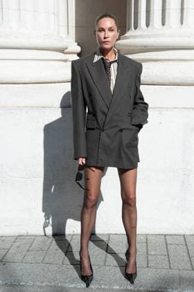 Yves Saint Laurent Photocall Erin Wasson attending the Yves Saint Laurent Menswear Spring Summer 2026 show as part of Paris Fashion Week in Paris, France on June 24, 2025. Photo by Aurore Marechal ABACAPRESS.COM Paris France  Copyright: xMarechalxAurore ABACAx