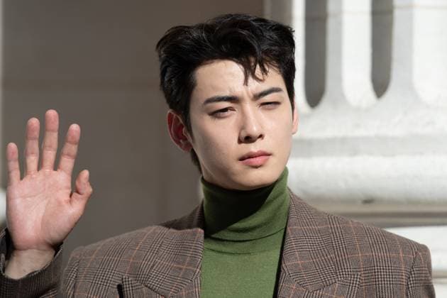 Yves Saint Laurent Photocall Cha Eun-woo attending the Yves Saint Laurent Menswear Spring Summer 2026 show as part of Paris Fashion Week in Paris, France on June 24, 2025. Photo by Aurore Marechal ABACAPRESS.COM Paris France  Copyright: xMarechalxAurore ABACAx