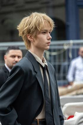 PFW AMI Men s Spring 2026 - Arrivals NB Chengen Yu attends the AMI show as part of Paris Men s Spring 2026 Fashion Week on June 25, 2025 in Paris, France. Photo by Nasser Berzane ABACAPRESS.COM Paris France  Copyright: xBerzanexNasser ABACAx