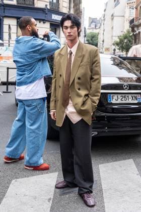 PFW AMI Men s Spring 2026 - Arrivals NB Bright Vachirawit attends the AMI show as part of Paris Men s Spring 2026 Fashion Week on June 25, 2025 in Paris, France. Photo by Nasser Berzane ABACAPRESS.COM Paris France  Copyright: xBerzanexNasser ABACAx