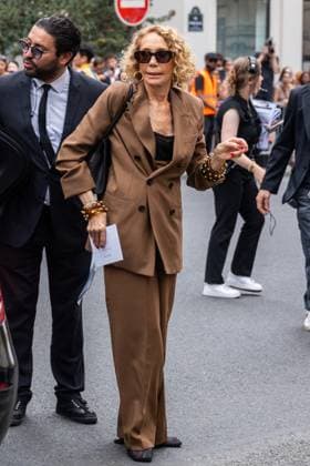 PFW AMI Men s Spring 2026 - Arrivals NB Marisa Berenson attends the AMI show as part of Paris Men s Spring 2026 Fashion Week on June 25, 2025 in Paris, France. Photo by Nasser Berzane ABACAPRESS.COM Paris France  Copyright: xBerzanexNasser ABACAx