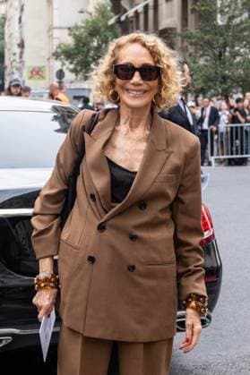 PFW AMI Men s Spring 2026 - Arrivals NB Marisa Berenson attends the AMI show as part of Paris Men s Spring 2026 Fashion Week on June 25, 2025 in Paris, France. Photo by Nasser Berzane ABACAPRESS.COM Paris France  Copyright: xBerzanexNasser ABACAx