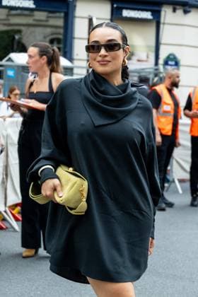 PFW AMI Men s Spring 2026 - Arrivals NB Camélia Jordana attends the AMI show as part of Paris Men s Spring 2026 Fashion Week on June 25, 2025 in Paris, France. Photo by Nasser Berzane ABACAPRESS.COM Paris France  Copyright: xBerzanexNasser ABACAx