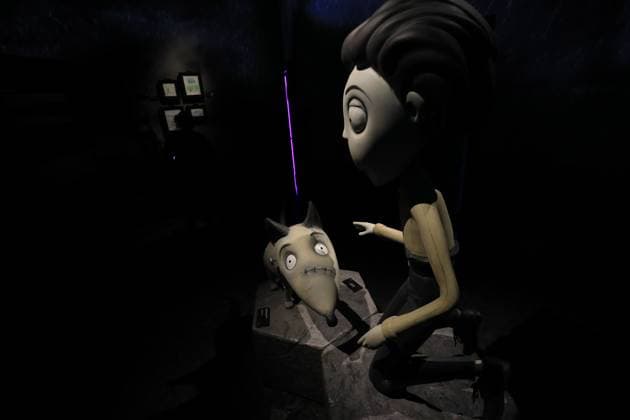 June 25, 2025, Mexico City, Ciudad de Mexico, Mexico: Fictional characters created by American director, producer, screenwriter, cartoonist, and writer Tim Burton are seen during a tour of the immersive exhibition Tim Burton s Labyrinth at Lienzo Charro. on June 25, 2025 in Mexico City, Mexico. Mexico City Mexico - ZUMAe321 20250625_zea_e321_006 Copyright: xIanxRoblesx