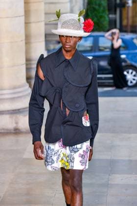PFW - Walter Van Beirendonck Runway A model walks the runway during the Walter Van Beirendonck Menswear Spring Summer 2026 show as part of Paris Fashion Week on June 25, 2025 in Paris, France. Photo by Shootpix ABACAPRESS.COM Paris France  Copyright: xShootpix ABACAx