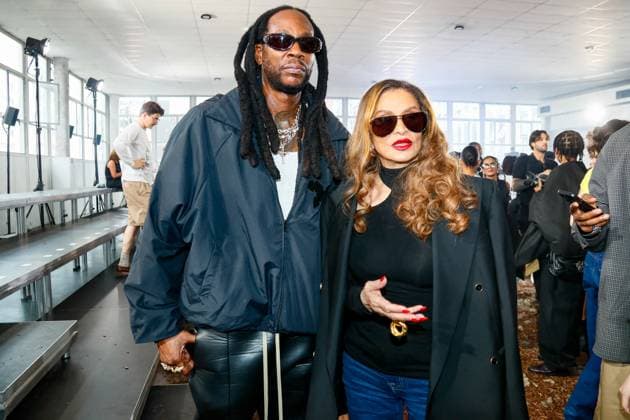 Font row of the BLUEMARBLE Menswear Spring Summer 2026 show as part of Paris Fashion Week at the Sorbonne Tauheed Epps 2 Chainz and Tina Knowles on the font row of the BLUEMARBLE Menswear Spring Summer 2026 show as part of Paris Fashion Week at the Sorbonne, Paris, France, June 26, 2025 Christophe Clovis Bestimage Celebs attending the Bluemarble Menswear Spring Summer 2026 show as part of Paris Fashion Week on June 26, 2025 in Paris, France Paris France  Copyright: xChristophexClovisx xBestimagexChristophexClovisx xBestimagex