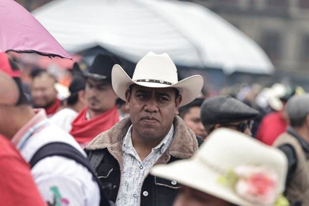 June 26, 2025, Mexico, Cdmx, Mexico: Protesters in favor of bullfighting, rodeos, and cockfights demonstrate in Mexico City s ZoÂ³calo to demand that the traditions of these activities be kept alive. They mention that thousands of families make a living raising farm animals for these activities, which are part of the country s history and traditions. Despite laws protecting the lives and rights of animals from abuse, they reject any initiative by pro-animal activists to prohibit these spectacles, which provide entertainment for a certain segment of the population through animal suffering and torture for financial gain. Mexico Mexico - ZUMAp204 20250626_zip_p204_010 Copyright: xJosuexPerezx