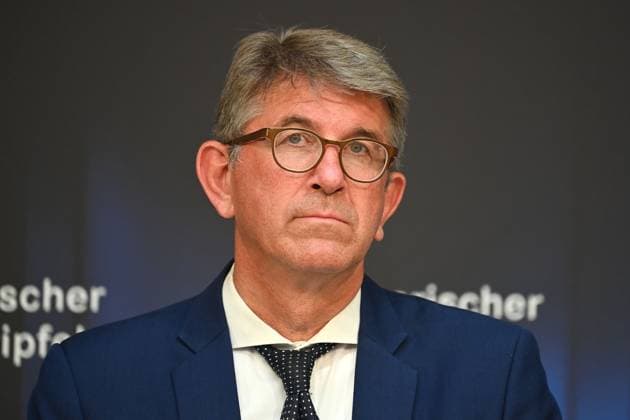 Wolfram Weimer Minister of State for Culture and Media Single image,cropped single motif,portrait,portrait Bavarian Film Summit of the Bavarian State Government Press conference on 27 06 2025