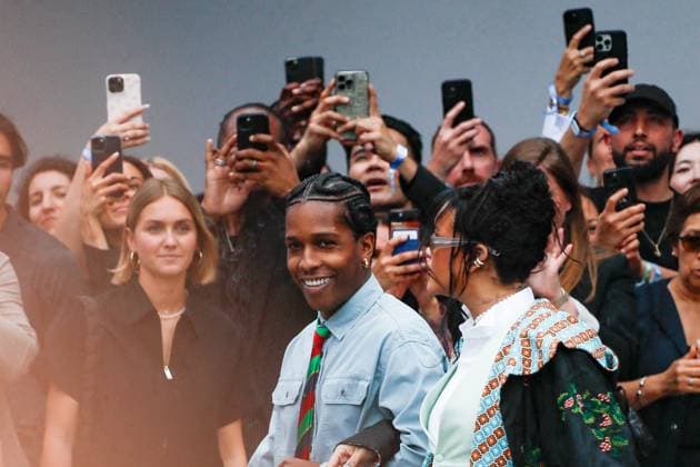 Arrivals at the DIOR Menswear Spring Summer 2026 show as part of Paris Fashion Week at the Hôtel National des Invalides, Place Vauban Asap Rocky and his partner Rihanna, pregnant with their third child Arrivals at the DIOR Menswear Spring Summer 2026 show as part of Paris Fashion Week at the Hôtel National des Invalides, Place Vauban, Paris, France, June 27, 2025 Christophe Clovis Bestimage Celebs attends the Dior Homme Menswear Spring Summer 2026 show as part of Paris Fashion Week on June 27, 2025 in Paris, France Paris France  Copyright: xChristophexClovisx xBestimagexChristophexClovisx xBestimagex