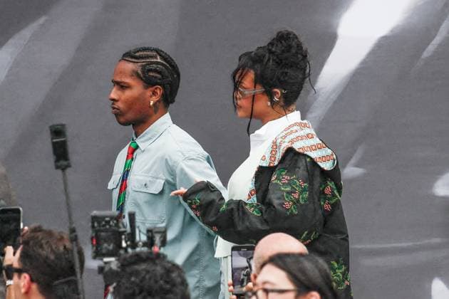 Arrivals at the DIOR Menswear Spring Summer 2026 show as part of Paris Fashion Week at the Hôtel National des Invalides, Place Vauban Asap Rocky and his partner Rihanna, pregnant with their third child Arrivals at the DIOR Menswear Spring Summer 2026 show as part of Paris Fashion Week at the Hôtel National des Invalides, Place Vauban, Paris, France, June 27, 2025 Christophe Clovis Bestimage Celebs attends the Dior Homme Menswear Spring Summer 2026 show as part of Paris Fashion Week on June 27, 2025 in Paris, France Paris France  Copyright: xChristophexClovisx xBestimagexChristophexClovisx xBestimagex
