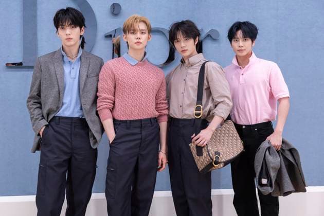 Photocall at the DIOR Menswear Spring Summer 2026 show as part of Paris Fashion Week at Hôtel National des Invalides, Place Vauban Soobin, Yeonjun, Beomgyu, Taehyun at the photocall at the DIOR Menswear Spring Summer 2026 show as part of Paris Fashion Week at Hôtel National des Invalides, Place Vauban, Paris, France, June 27, 2025 Olivier Borde Bestimage Celebs attend the Dior Homme Menswear Spring Summer 2026 show as part of Paris Fashion Week on June 27, 2025 in Paris, France Paris France Copyright: xOLIVIERxBORDEx xBESTIMAGExOLIVIERxBORDEx xBESTIMAGEx