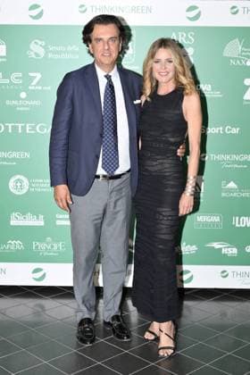Taormina: Nation Award. Opening night. In the photo: Michel Curatolo, Elisabetta Pellini  Copyright: xMaurizioxD Avanzox xipa-agency.netx xMaurizioxDxAvanzox IPA_Agency_IPA59574598