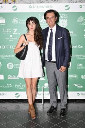 Taormina: Nation Award. Opening night. In the photo: Celeste Dalla Porta, Michel Curatolo  Copyright: xMaurizioxD Avanzox xipa-agency.netx xMaurizioxDxAvanzox IPA_Agency_IPA59574610