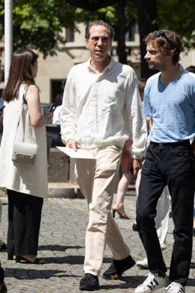 PFW Hermes Men s Spring 2026 - Arrivals NB Reda Kateb attends the Hermes show as part of Paris Men s Fashion Week on June 28, 2025 in Paris, France. Photo by Nasser Berzane ABACAPRESS.COM Paris France  Copyright: xBerzanexNasser ABACAx