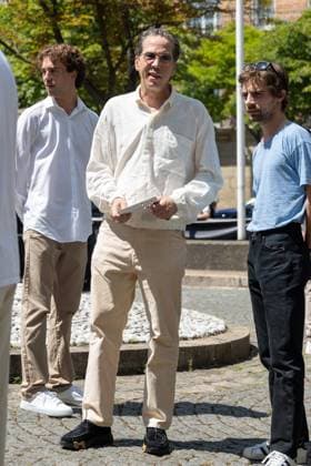 PFW Hermes Men s Spring 2026 - Arrivals NB Reda Kateb attends the Hermes show as part of Paris Men s Fashion Week on June 28, 2025 in Paris, France. Photo by Nasser Berzane ABACAPRESS.COM Paris France  Copyright: xBerzanexNasser ABACAx