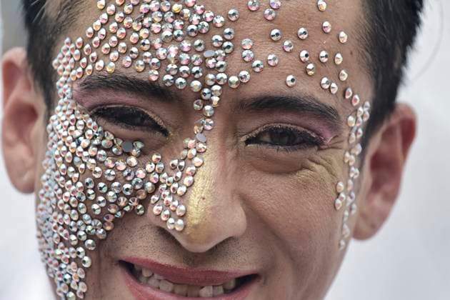 June 28, 2025, Mexico, Cdmx, Mexico: The 47th edition of the LGBTTTIQ+ March or Pride March in Mexico City is filled with colors and thousands of people from the community; the celebration theme is Diversity without Borders. Justice, Resistance, and Unity! to show support for the human rights of all people. From the Angel of Independence to the Zocalo in Mexico City, people marched to demonstrate the pride and diversity of the LGBTTTIQ+ community throughout Mexico. Mexico Mexico - ZUMAp204 20250628_zip_p204_005 Copyright: xJosuexPerezx