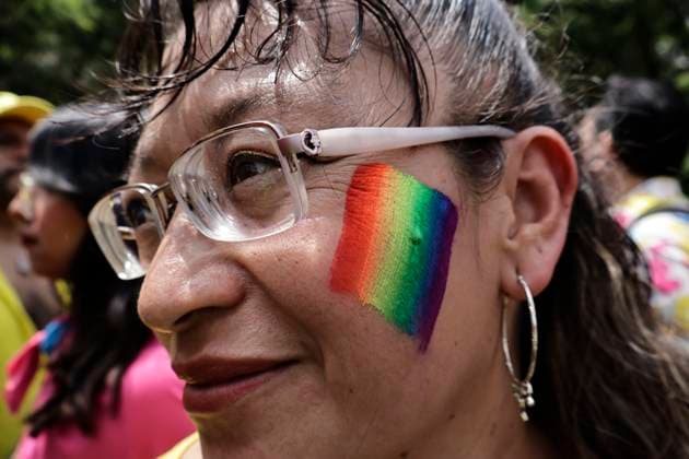 June 28, 2025, Mexico, Cdmx, Mexico: The 47th edition of the LGBTTTIQ+ March or Pride March in Mexico City is filled with colors and thousands of people from the community; the celebration theme is Diversity without Borders. Justice, Resistance, and Unity! to show support for the human rights of all people. From the Angel of Independence to the Zocalo in Mexico City, people marched to demonstrate the pride and diversity of the LGBTTTIQ+ community throughout Mexico. Mexico Mexico - ZUMAp204 20250628_zip_p204_012 Copyright: xJosuexPerezx