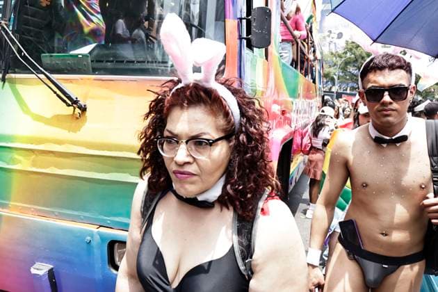 June 28, 2025, Mexico, Cdmx, Mexico: The 47th edition of the LGBTTTIQ+ March or Pride March in Mexico City is filled with colors and thousands of people from the community; the celebration theme is Diversity without Borders. Justice, Resistance, and Unity! to show support for the human rights of all people. From the Angel of Independence to the Zocalo in Mexico City, people marched to demonstrate the pride and diversity of the LGBTTTIQ+ community throughout Mexico. Mexico Mexico - ZUMAp204 20250628_zip_p204_016 Copyright: xJosuexPerezx