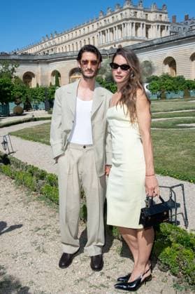 PFW Jacquemus Photocall Pierre Niney and Natasha Andrews attending the Jacquemus Menswear Spring Summer 2026 show as part of Paris Fashion Week in Paris, France on June 29, 2025. Photo by Aurore Marechal ABACAPRESS.COM Paris France  Copyright: xMarechalxAurore ABACAx