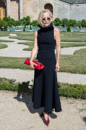 Entertainment Bilder des Tages PFW Jacquemus Photocall Gillian Anderson attending the Jacquemus Menswear Spring Summer 2026 show as part of Paris Fashion Week in Paris, France on June 29, 2025. Photo by Aurore Marechal ABACAPRESS.COM Paris France  Copyright: xMarechalxAurore ABACAx