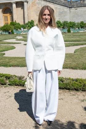 PFW Jacquemus Photocall Joana Preiss attending the Jacquemus Menswear Spring Summer 2026 show as part of Paris Fashion Week in Paris, France on June 29, 2025. Photo by Aurore Marechal ABACAPRESS.COM Paris France  Copyright: xMarechalxAurore ABACAx