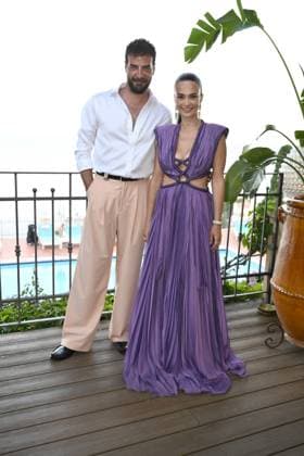 Taormina: Evening of the Nations Award. In the photo: Ismail Demirci,Hande Soral  Copyright: xMaurizioxD Avanzox xipa-agency.netx xMaurizioxDxAvanzox IPA_Agency_IPA59682535