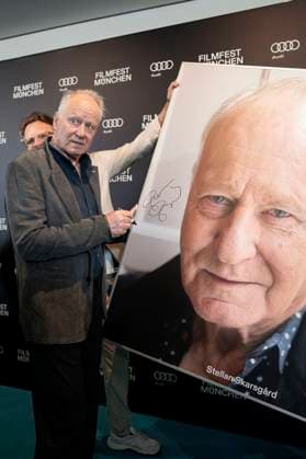 Stellan Skarsgard at the presentation of the CineMerit Award at the 42 Filmfest München 2025 in the theater hall of the Amarikahaus Munich, 29 06 2025 Foto:xN.xKolinzx xFuturexImagex skarsgaard_5614