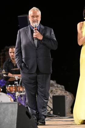 Luc Besson At Nation Award Evening - Taormina Luc Besson attends the Nation Award Evening during the Taormina Film Festival, in Taormina, Italy, Monday, June 30, 2025. (Photo by D’Avanzo Maurizio IPA ABACAPRESS.COM Taormina Italy  Copyright: xD AvanzoxMaurizio IPA ABACAx