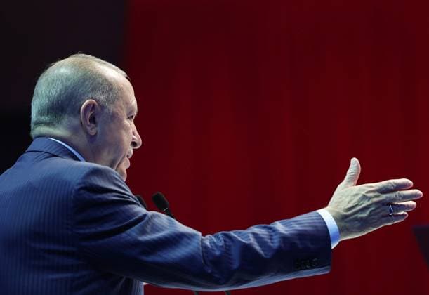 Turkish President Recep Tayyip Erdogan ISTANBUL, TURKIYE - JUNE 30: (----EDITORIAL USE ONLY - MANDATORY CREDIT - TURKISH PRESIDENCY MURAT KULA HANDOUT - NO MARKETING NO ADVERTISING CAMPAIGNS - DISTRIBUTED AS A SERVICE TO CLIENTS----) Turkish President Recep Tayyip Erdogan delivers remarks during the 32nd Ordinary General Assembly of Turkiye Exporters Assembly and Export Champions Award Ceremony at Halic Congress Center in Istanbul, Turkiye on June 30, 2025. Turkish Presidency Murat Kula Handout Anadolu Istanbul Turkey. Editorial use only. Please get in touch for any other usage.  Copyright: x2025xAnadoluxTurkishxPresidencyx xMuratxKulax xHandoutx