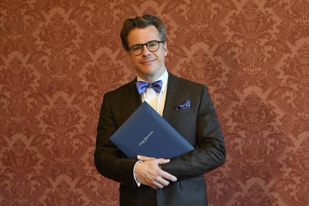 Jakub Hrusa, who will become chief conductor and music director of the Czech Philharmonic orchestra in autumn 2028, pictured in Prague, Czech Republic, on June 30, 2025. The forty-three-year-old world-renowned conductor will succeed current chief conductor and music director Semyon Bychkov. (CTKxPhoto KaterinaxSulova) CTKPhotoP2025063003839  CTKPhotoP2025063003839