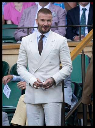 . 30 06 2025. London, United Kingdom. Sir David Beckham in the Royal Box on the opening day of the Wimbledon Tennis Championships in London.  xStephenxLockx xi-Imagesx IIM-26060-0045