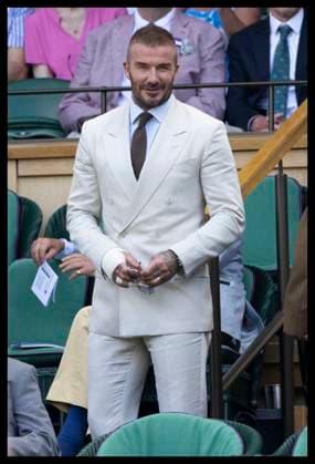 . 30 06 2025. London, United Kingdom. Sir David Beckham in the Royal Box on the opening day of the Wimbledon Tennis Championships in London.  xStephenxLockx xi-Imagesx IIM-26060-0048