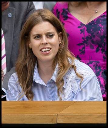 Entertainment Bilder des Tages . 30 06 2025. London, United Kingdom. Princess Beatrice in the Royal Box on the opening day of the Wimbledon Tennis Championships in London.  xStephenxLockx xi-Imagesx IIM-26060-0057
