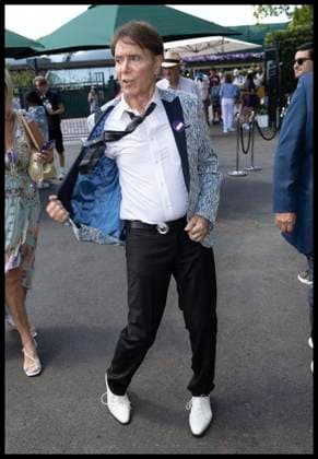 . 30 06 2025. London, United Kingdom. Sir Cliff Richard arriving on the opening day of the Wimbledon Tennis Championships in London.  xStephenxLockx xi-Imagesx IIM-26060-0071
