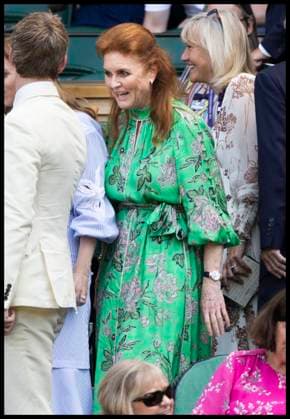 . 30 06 2025. London, United Kingdom. Sarah, Duchess of York in the Royal Box on the opening day of the Wimbledon Tennis Championships in London.  xStephenxLockx xi-Imagesx IIM-26060-0080
