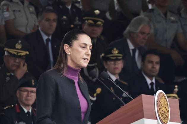 June 30, 2025, Mexico, Cdmx, Mexico: Mexican President CLAUDIA SHEIMBAUM celebrates the sixth anniversary of the National Guard (GN) at Campo Marte in Mexico City. This security agency was created in 2019 by decree of former President ANDRES MANUEL LOPEZ OBRADOR. It was attached to the Ministry of National Defense (DEFENSA, by its Spanish acronym), which has been responsible for federal security since its creation. Mexico Mexico - ZUMAp204 20250630_zip_p204_007 Copyright: xJosuexPerezx