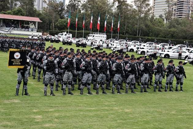 June 30, 2025, Mexico, Cdmx, Mexico: Mexican President CLAUDIA SHEIMBAUM celebrates the sixth anniversary of the National Guard (GN) at Campo Marte in Mexico City. This security agency was created in 2019 by decree of former President ANDRES MANUEL LOPEZ OBRADOR. It was attached to the Ministry of National Defense (DEFENSA, by its Spanish acronym), which has been responsible for federal security since its creation. Mexico Mexico - ZUMAp204 20250630_zip_p204_023 Copyright: xJosuexPerezx